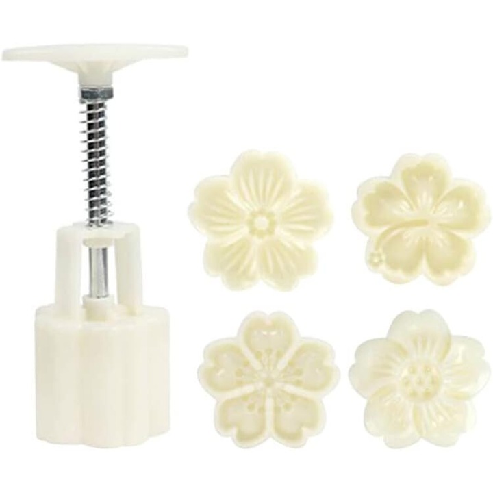 Forma prajituri set, manuala, pentru mooncake, design creativ, alb