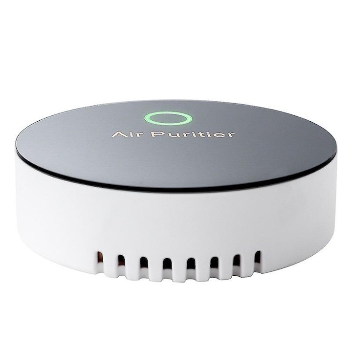 Purificator de aer, pentru dezodorizarea animalelor de companie, sterilizare, functionare silentioasa, absorbtie de praf, 5200mAh, incarcare USB, autonomie lunga a bateriei, alb