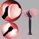 Lampa led Blackpink Lightstick, 25x15x9 cm, Roz/Negru
