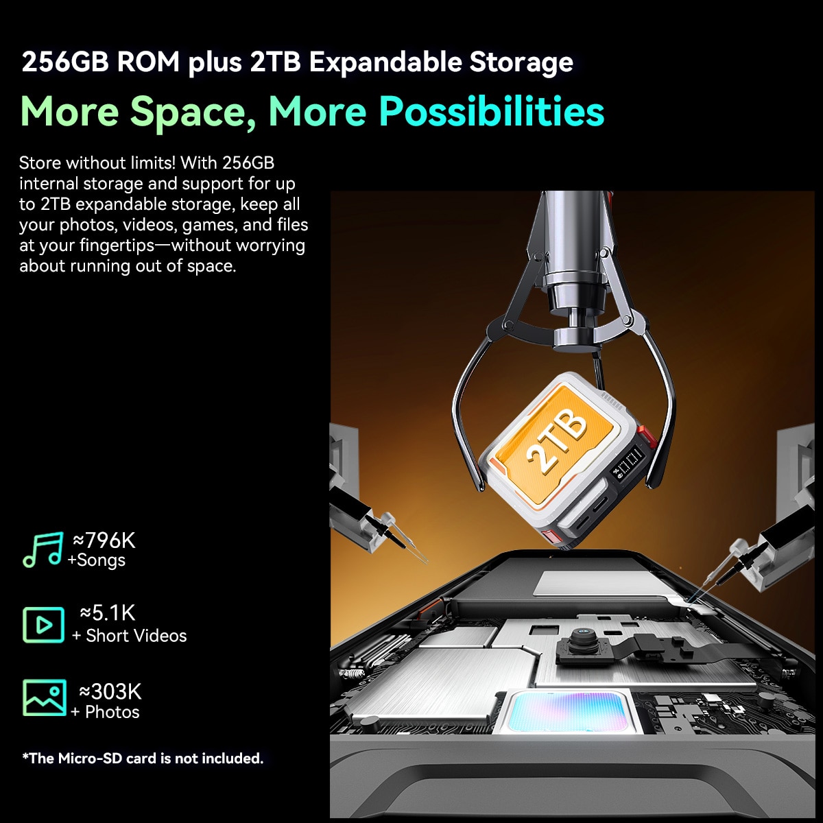 Telefon mobil Blackview BL7000, 5G, 6.78" FHD+, 24GB RAM(8GB + 16GB extensibili), 256GB ROM, Android 15, 7500mAh, 8 cores, Dual SIM, Arm Mali-G57 MC2, NFC/Amprenta/caracteristici faciale, Portocaliu