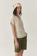 TATUUM, Bluza din amestec de in, Bej deschis