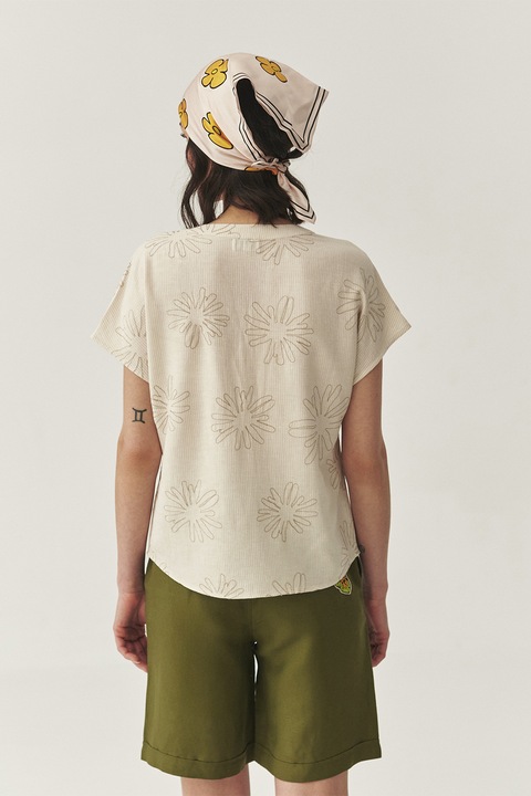 TATUUM, Bluza din amestec de in, Bej deschis