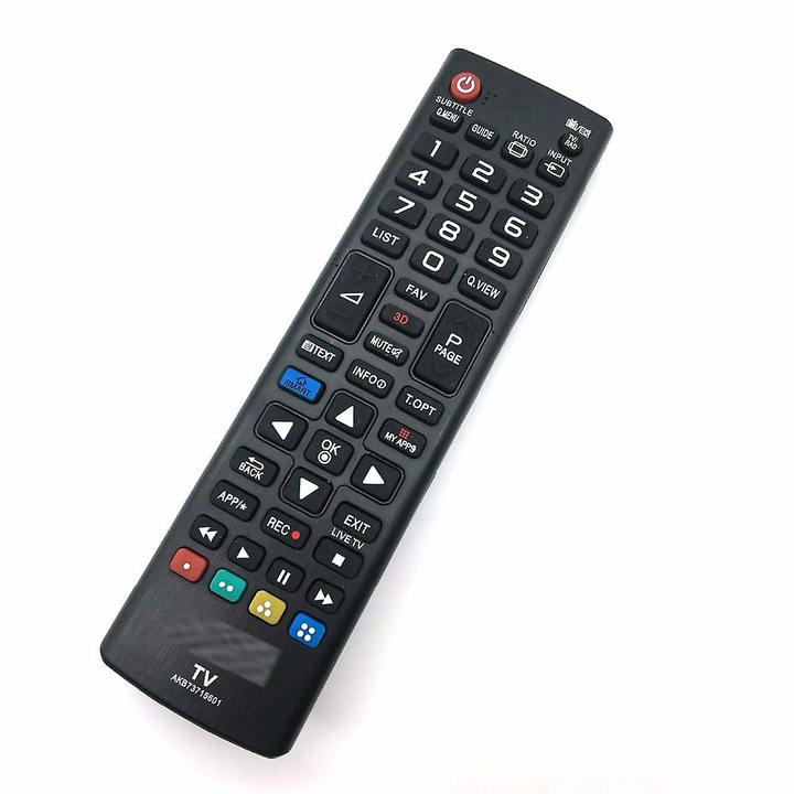 Telecomanda de inlocuire pentru TV LG, 10m, material ABS, set