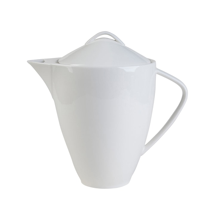 Inspire Noble teáskanna, 1600 ml, fehér, porcelán, infuzátor nélkül
