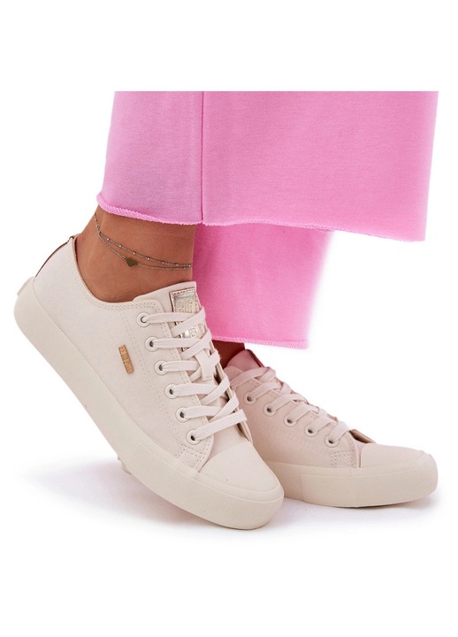 Tenisi dama Big Star, textil, casual, bej