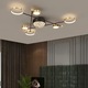 Lustra LED Eros, 138 W Cu Telecomanda, Dimabila, Negru, Auriu, Calda, Neutra Si Rece, Intensitate Reglabila, Dimensiuni (L, l, h) 108x108x15 Cm, Clasa Protectie IP21, montaj tavan