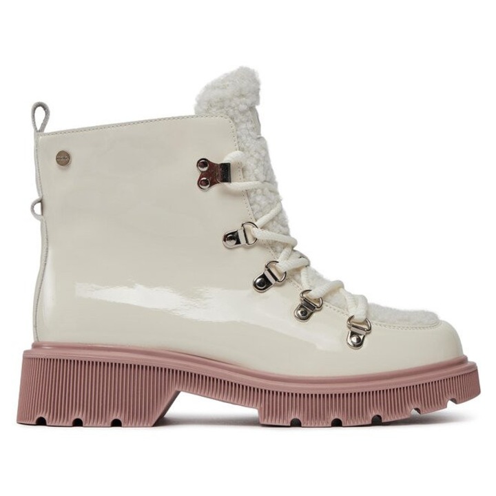 Дамски боти Goe, 303193942, Естествена кожа, Бежов, Бежов