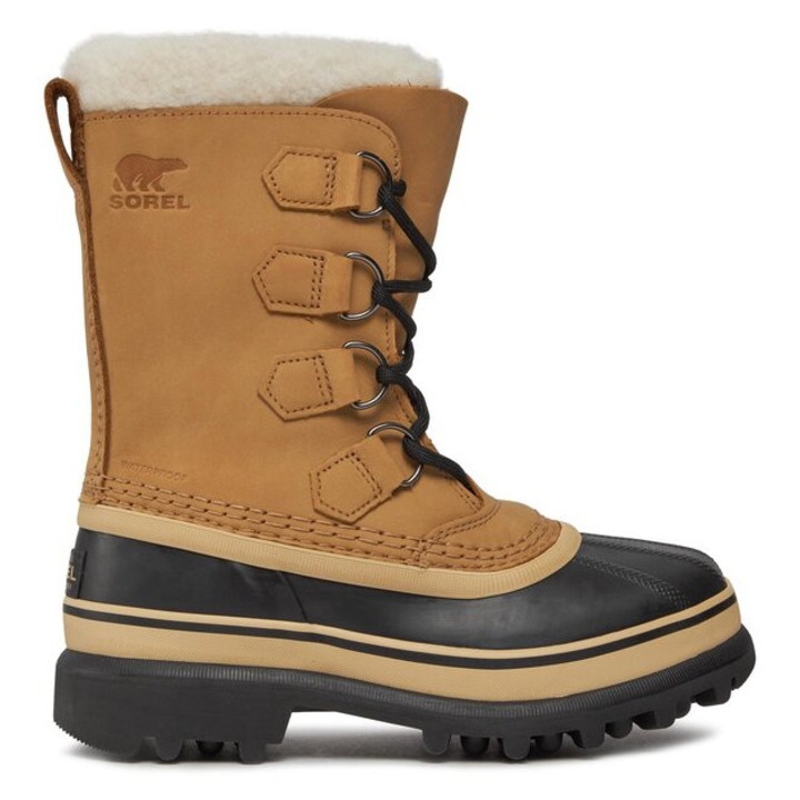 Ghete dama Sorel, 199854453, Piele naturala, Maro, Maro