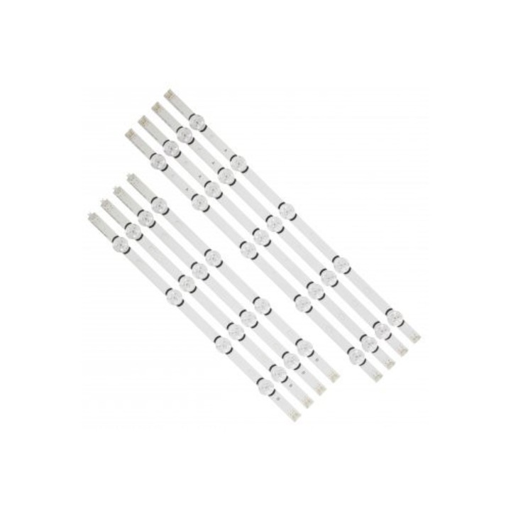 Barete LED compatibil cu televior LG 55 inch, 8 barete