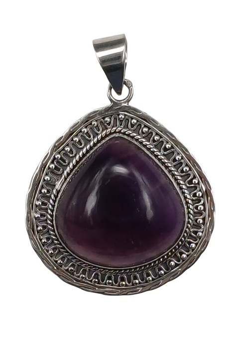 Pandantiv din argint 925 TSR, cu piatra ametist model 1MSZS1