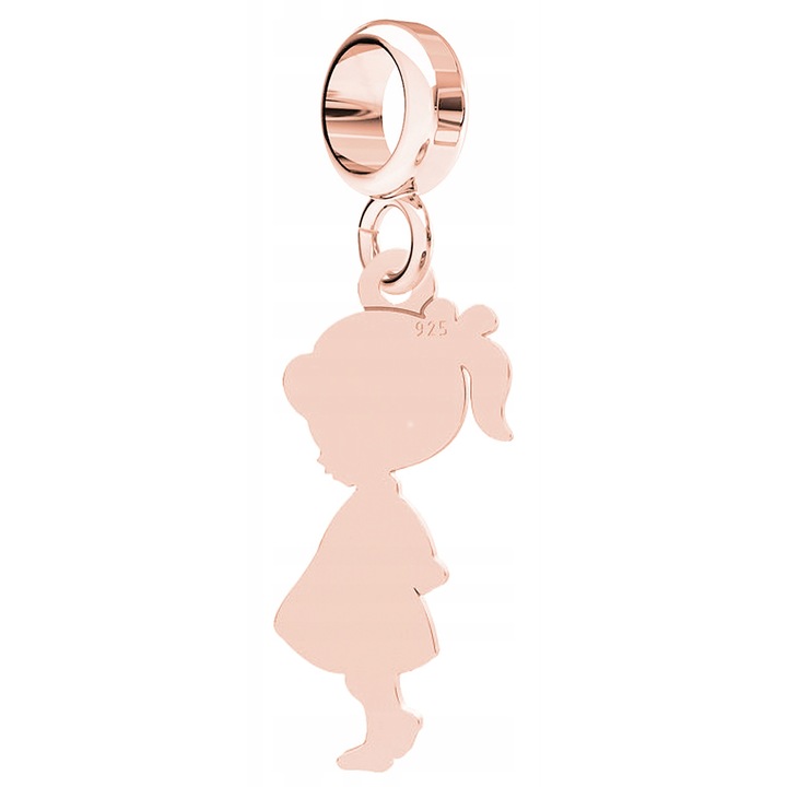 Talisman, Larezo, Fata Charms, Argint 925, Pentru Femei, 29 mm, 1 X Pandantiv, 1 X Cutie Bijuterie Premimum, Auriu