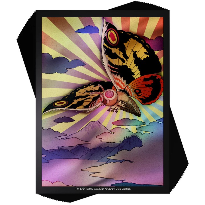 100 Sleeves UVS Games készlet, Godzilla, 9 × 3 × 10 cm, Mothra