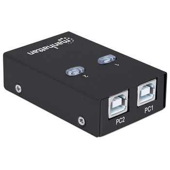 Splitter Manhattan - automat USB 2.0, 2 PC / 1 periferic, 162005 Splitter Manhattan - automat USB 2.0, 2 PC / 1 periferic, 162005