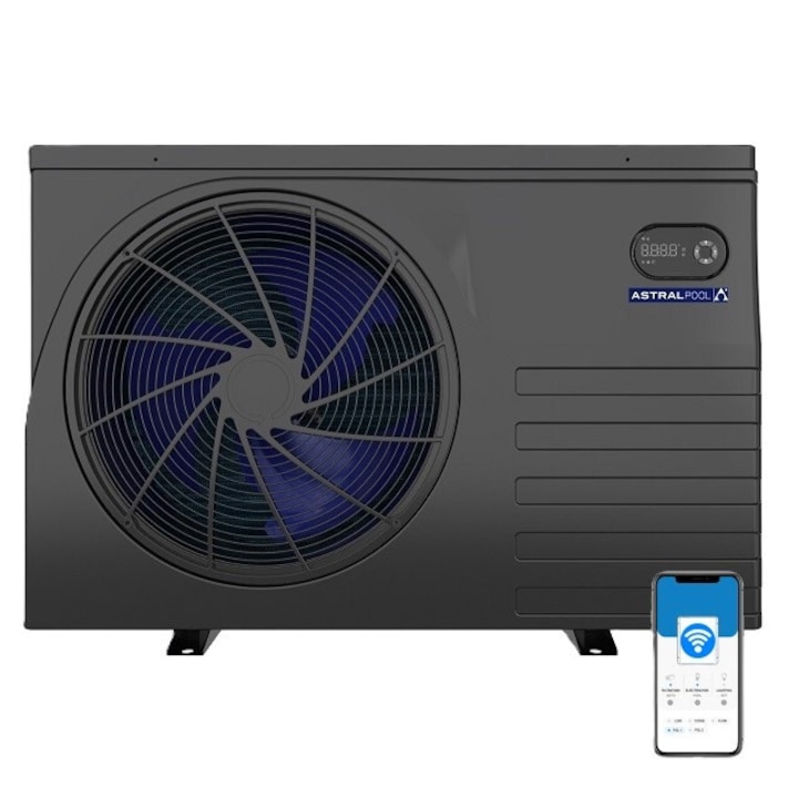 Pompa caldura piscina Full Inverter si conexiune WIFI - 70mc AstralPool NEO 15, 5 kw 230VII