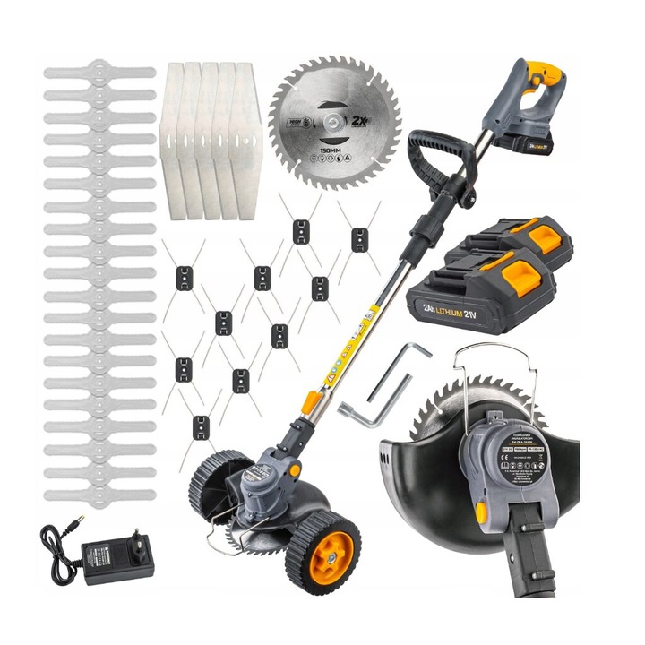 Trimmer electric cu acumulator 1000 W, Powermat