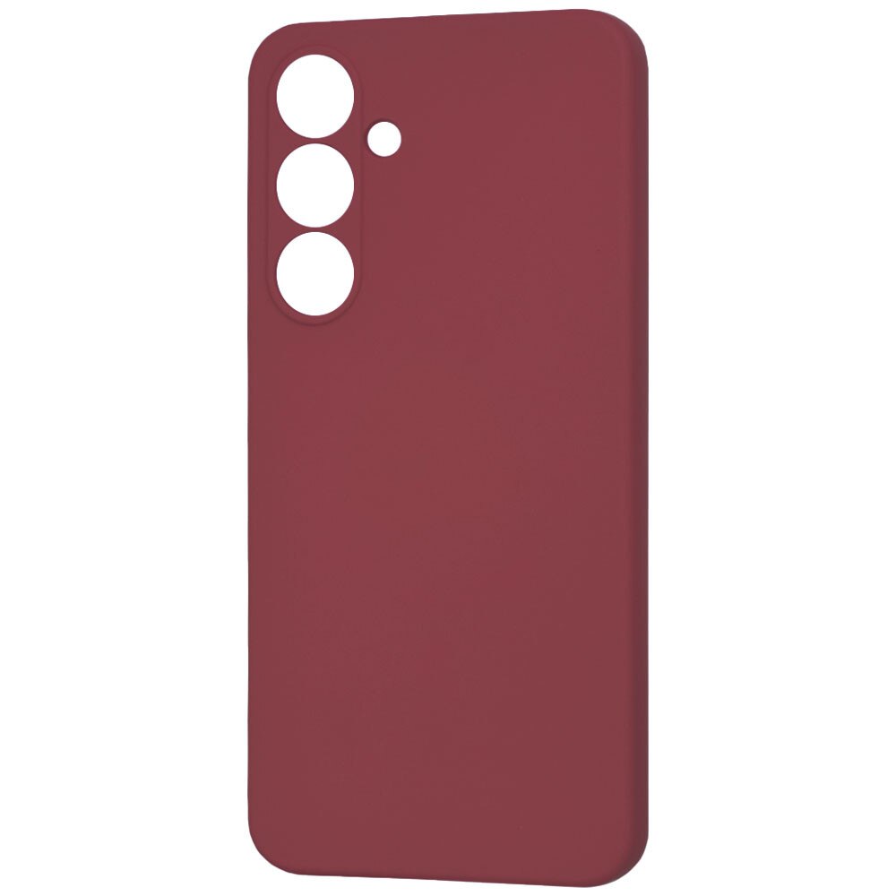 Husa pentru Samsung Galaxy S24, Magnetic Color Shield, Silicon, Interior de microfibra, Suprafata aderenta, Atasare magnetica, Compatibila incarcare wireless, Regular Fit, Antisoc, Visiniu