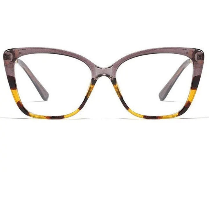 Ochelari de vedere, stylion, model 2568-2, filtru de lumina albastra, culoare gri inchis cu pantera