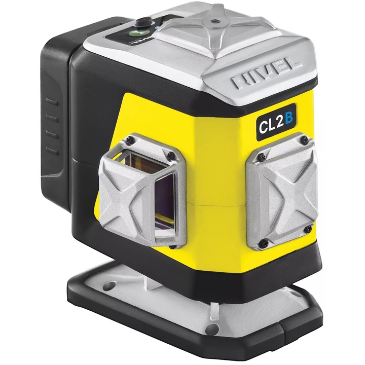 CL2B szintezőlézer, 1x vízszintes, 1x függőleges, IP 54, 30m, 130x90x133mm