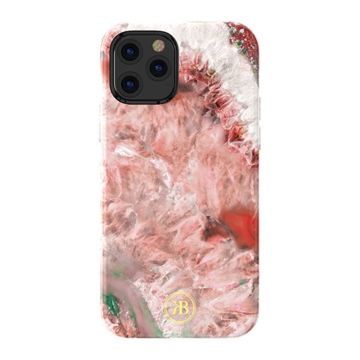 Husa pentru iPhone 12 / 12 Pro Kingxbar Agate Series red