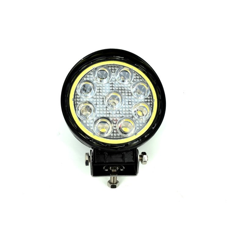 Proiector LED M Star rotund 27W cu angel eyes Spot Beam 30° 12/24V​