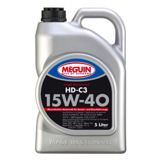 Ulei de motor MEGUIN HD-C3 15W-40, 5L