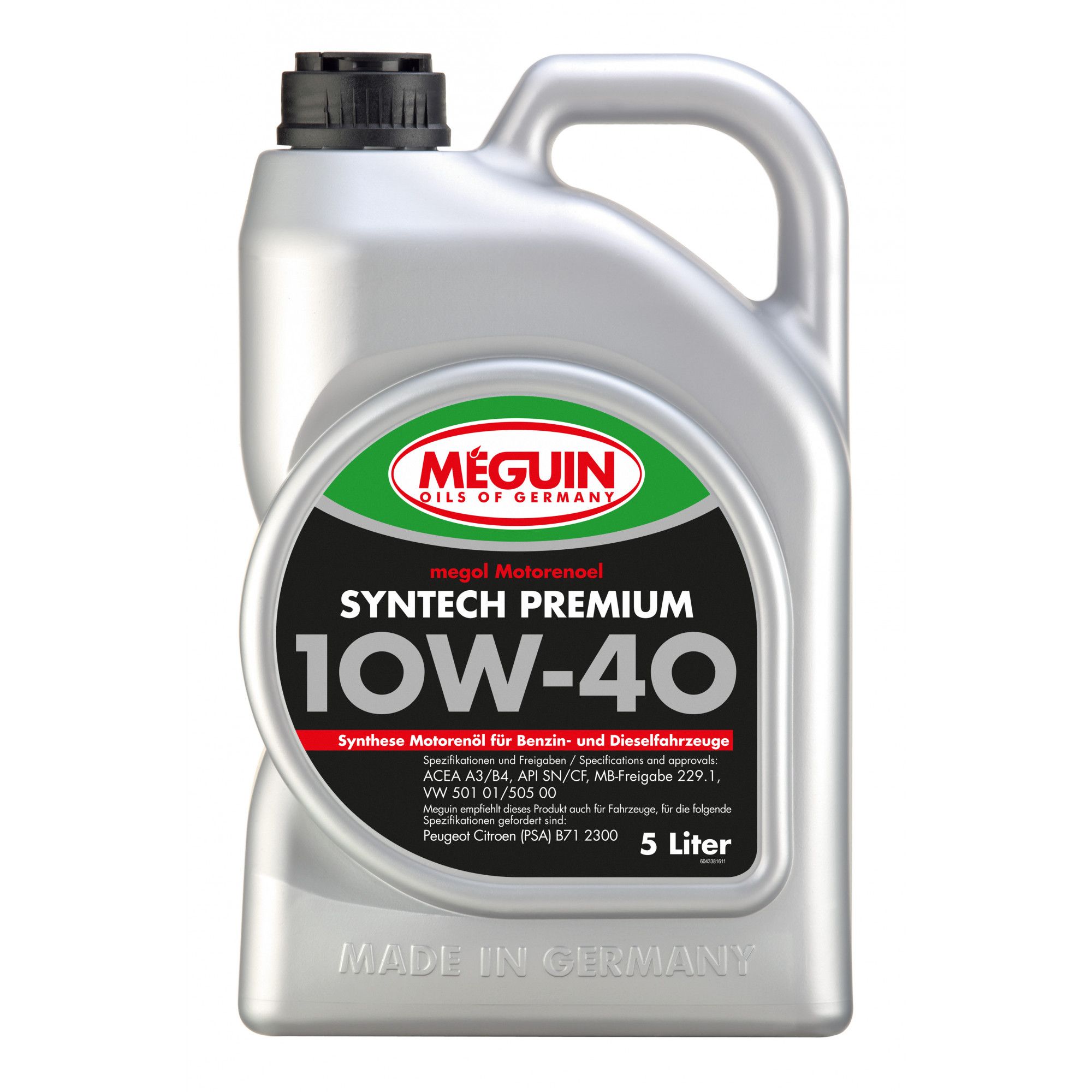 Ulei de motor MEGUIN Megol Motorenoel Syntech Premium 10W-40, 5L