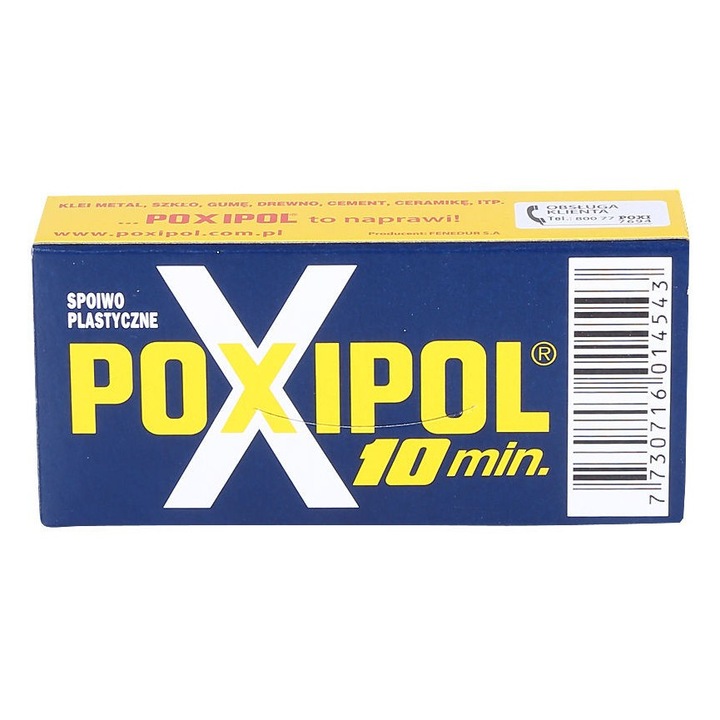 Adeziv Poxipol, 21g/14ml, rezistent la apa si temperaturi de pana la 120°C, set 2 tuburi 10g/7ml si 11g/7ml
