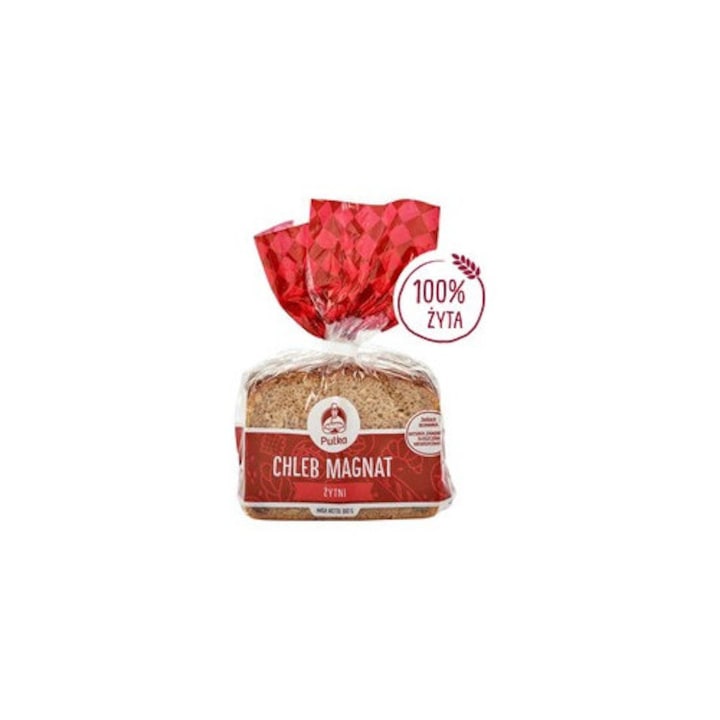 Paine secara cu seminte de floarea-soarelui si dovleac, 350g, Putka