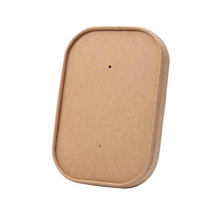 Комплект от 300 капака от крафт хартия за купички 500/750/1000 мл, размери 178x130 мм