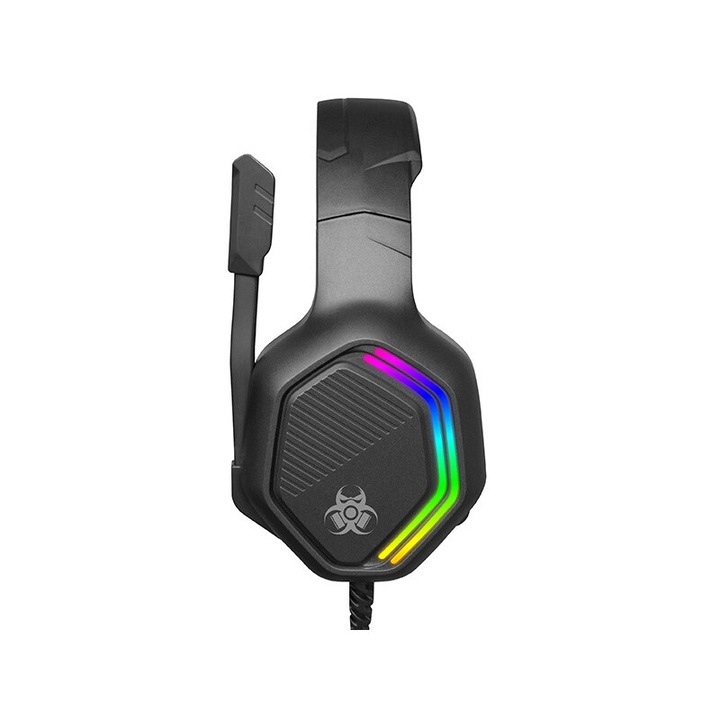 Геймърски слушалки TRACER GAMEZONE GZ X3, 40 мм, RGB LED, сгъваем микрофон, 285 г