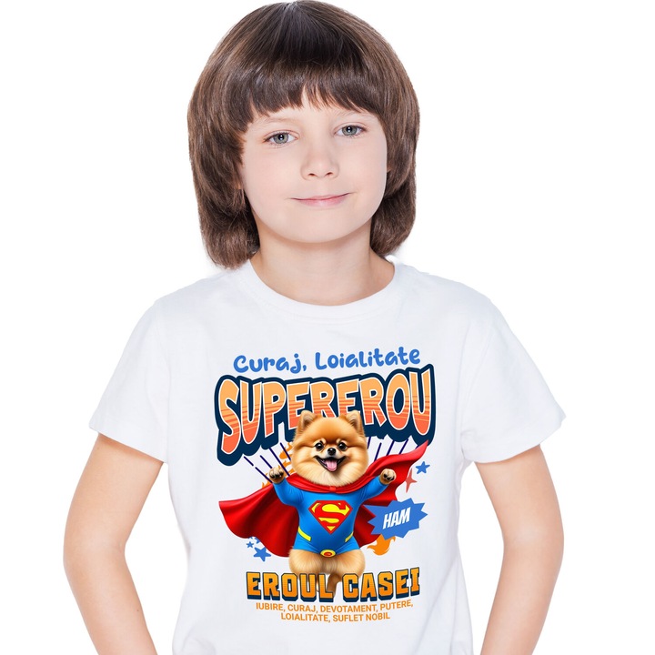 Szuperhősök Characters_38_KIDS_NAME_T-SHIRT, Fehér