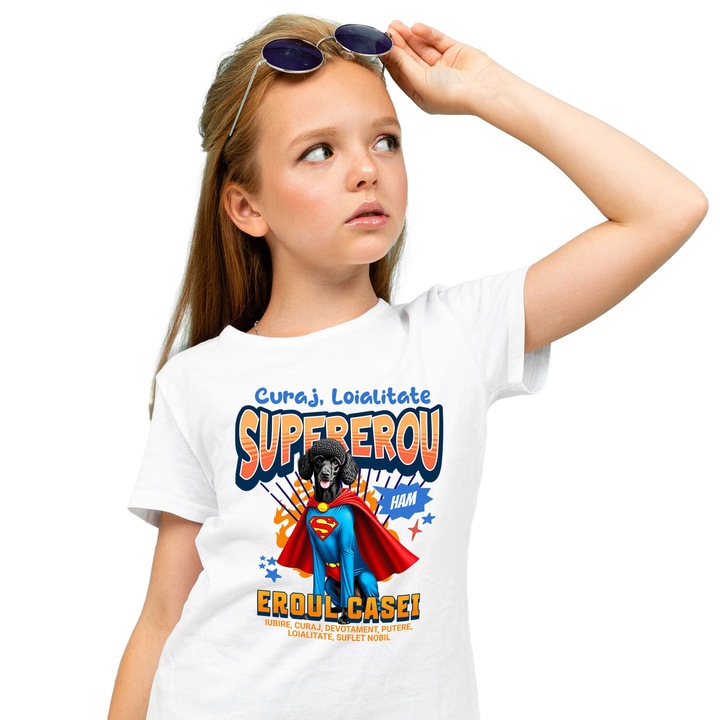 Szuperhősök Karakterek_50_KIDS_NAME_T-SHIRT, Fehér