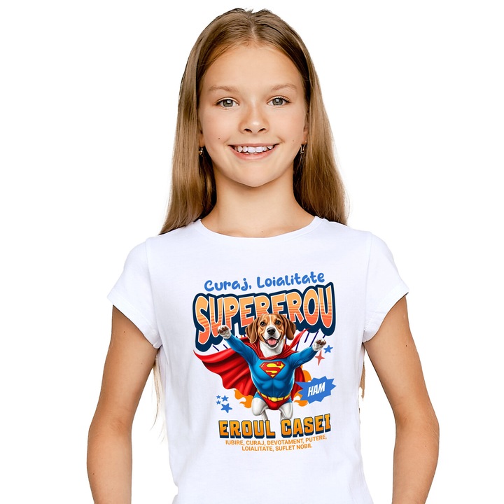 Szuperhősök karakterek_51_KIDS_NAME_T-SHIRT, Fehér