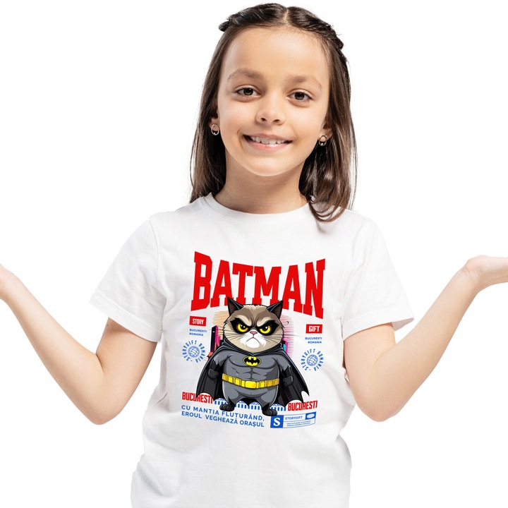 Szuperhősök Characters_64_KIDS_NAME_T-SHIRT, Fehér