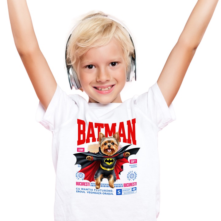 Szuperhősök Characters_83_KIDS_NAME_T-SHIRT, Fehér