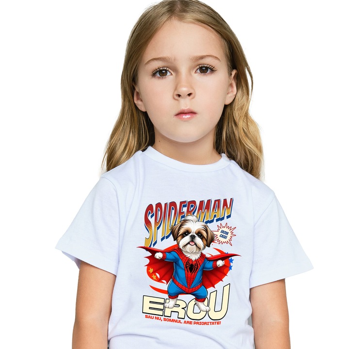 Szuperhősök_karakterek_137_KIDS_NAME_PÓLÓ, Fehér