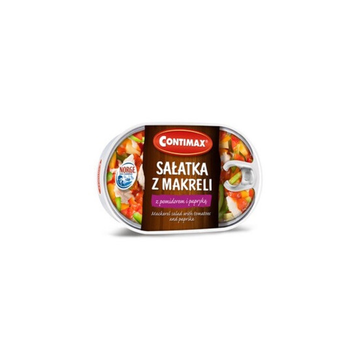 Салата от скумрия с домати и чушки, Контимакс, 170 г