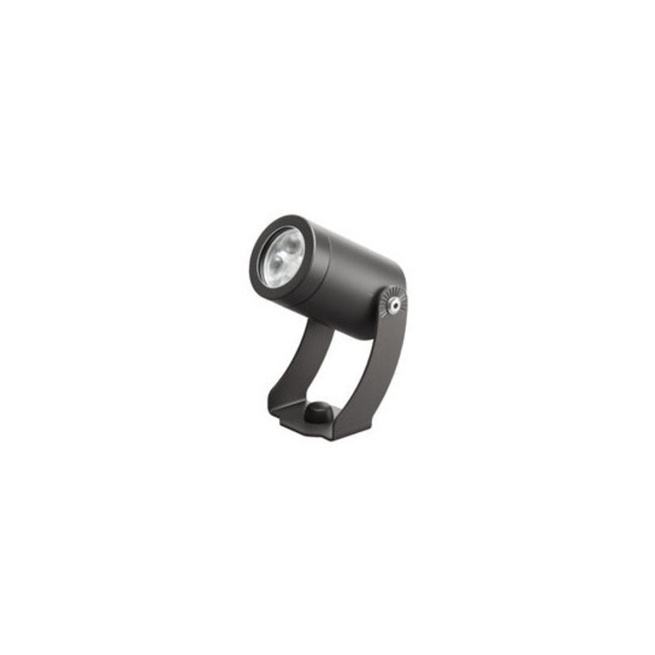 Aplica exterioara LCD Creativ Metall Design, 5W, gri deschis, 400lm, IP65, 5x6cm