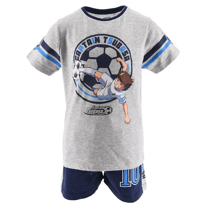 Compleu copii, Sun City Fashion Group, tricou si pantaloni scurti, bumbac si viscoza