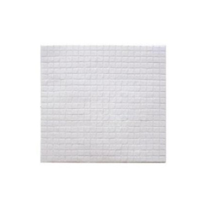 Sticker auto-adeziv Brewis, in relief, alb, 158x124mm