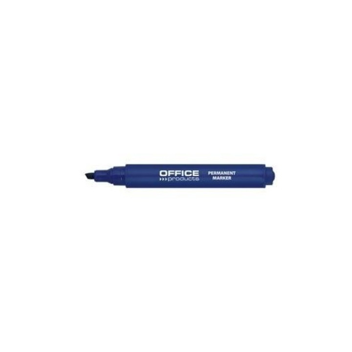 Marker permanent, Office, set 12 bucati, albastru, 1-5mm, 145x116mm