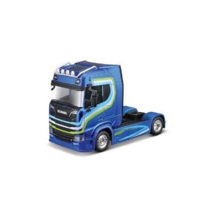 Masinuta, BBurago, Scania 770S, albastru, 1:43, 180x133mm