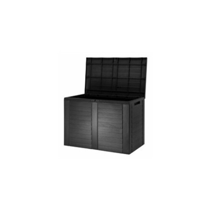 Сандък за градина, Mini, 75x44x53см, пластмаса, черен