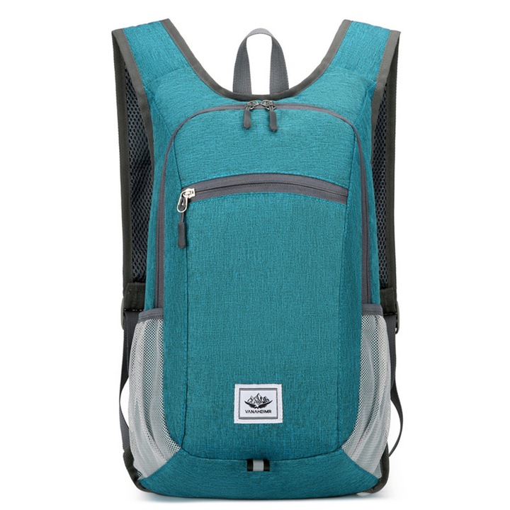 Rucsac ultrausor de 10 litri, rucsac de zi pentru drumetii in aer liber, camping, calatorie, alpinism, doua buzunare mici pentru carduri, telefon, pix sau pasaport, ideal pentru cumparaturi, calatorii, munca, scoala, in aer liber