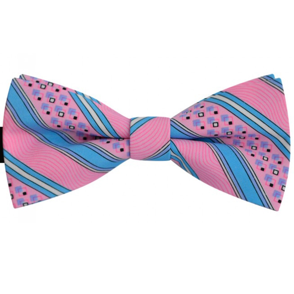 Papion barbati roz, clasic, imodel patratele