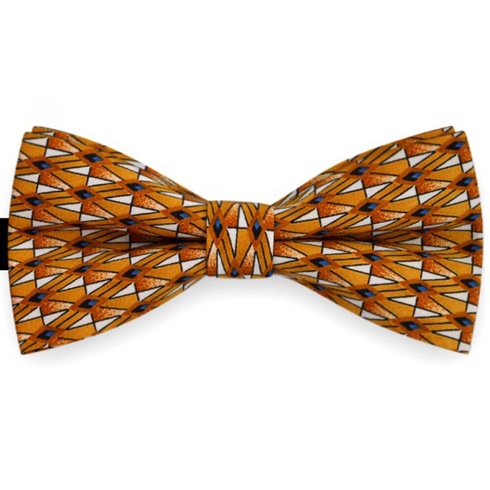 Papion barbati crem, clasic, model abstract