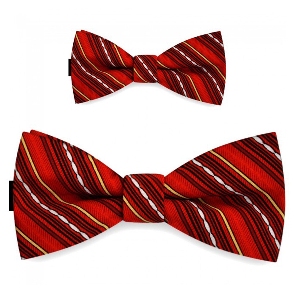 Papioane tata fiu, rosu, clasic, dungi oblice