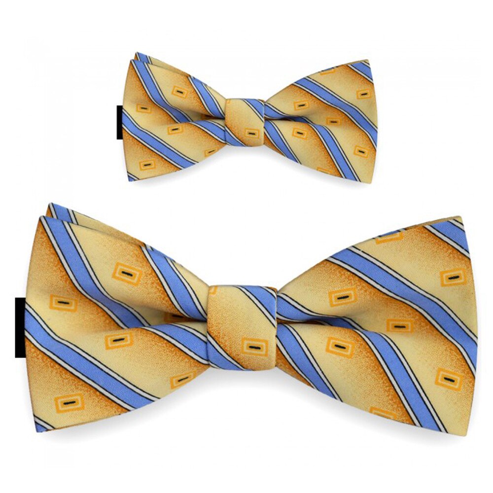 Papioane tata fiu galben, clasic, model dungi