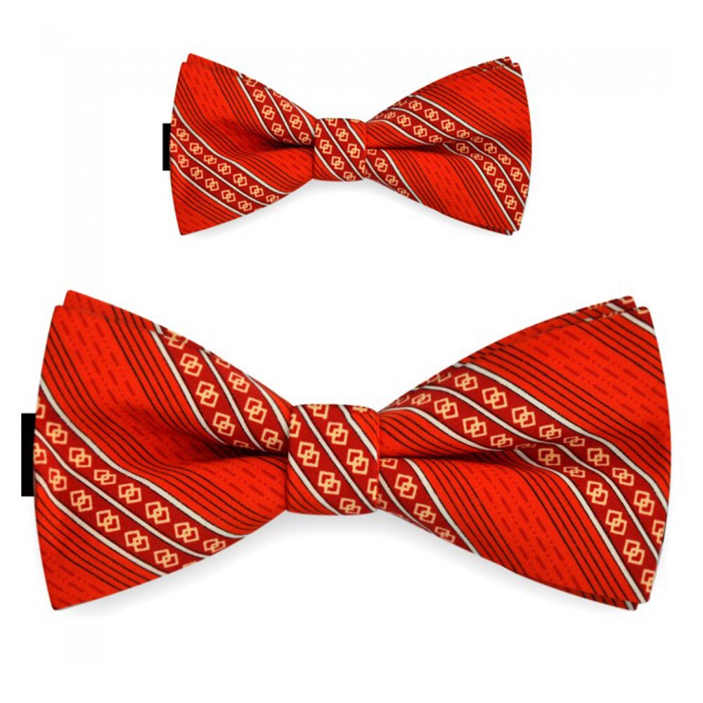 Papioane tata fiu rosu, clasic, model romburi