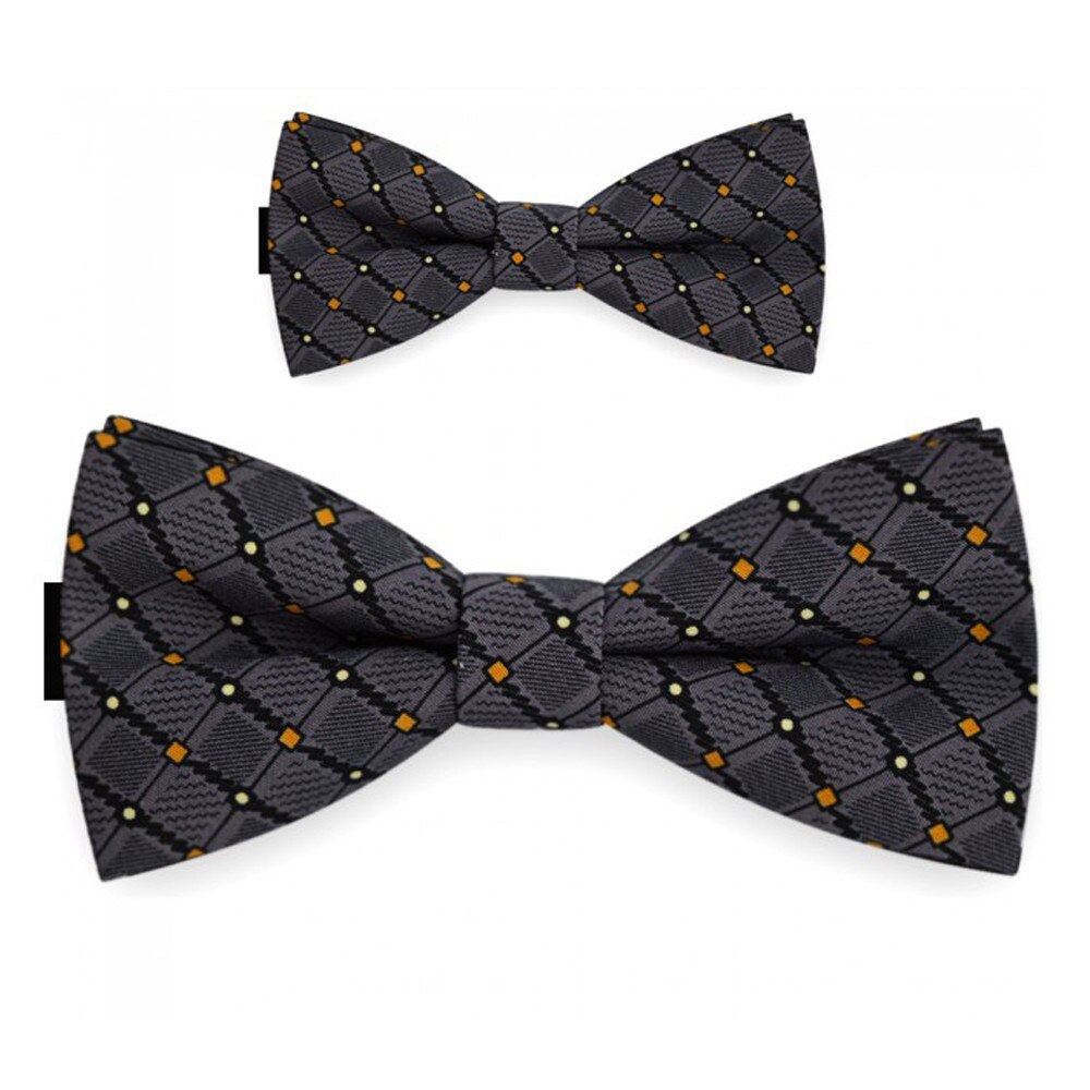 Papioane tata fiu gri, clasic, model forme geometrice